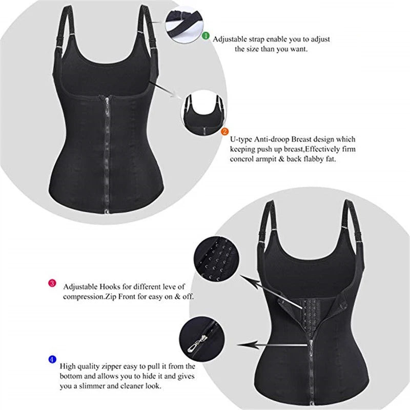 Body Shaper Vest Slimming Belt Corset Women Shapewear Tummy Postpartum Belly Sheath Corrective Modeling Str
