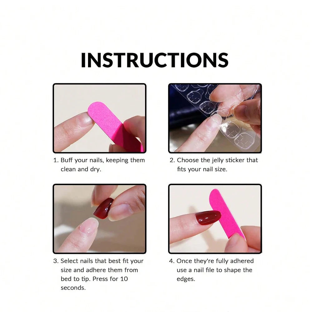 Style Fake Nails Natural Nude White Tip Glossy Press On Fingernails Nails Art Manicure Set Beauty Many Style for Choose