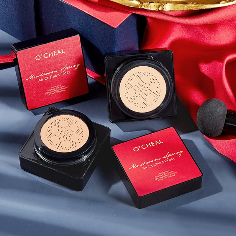 Mushroom Head BB Cream Foundation Cream for Face Makeup Concealer Cushion for Face Base Cream Makeup Cushion Compact
