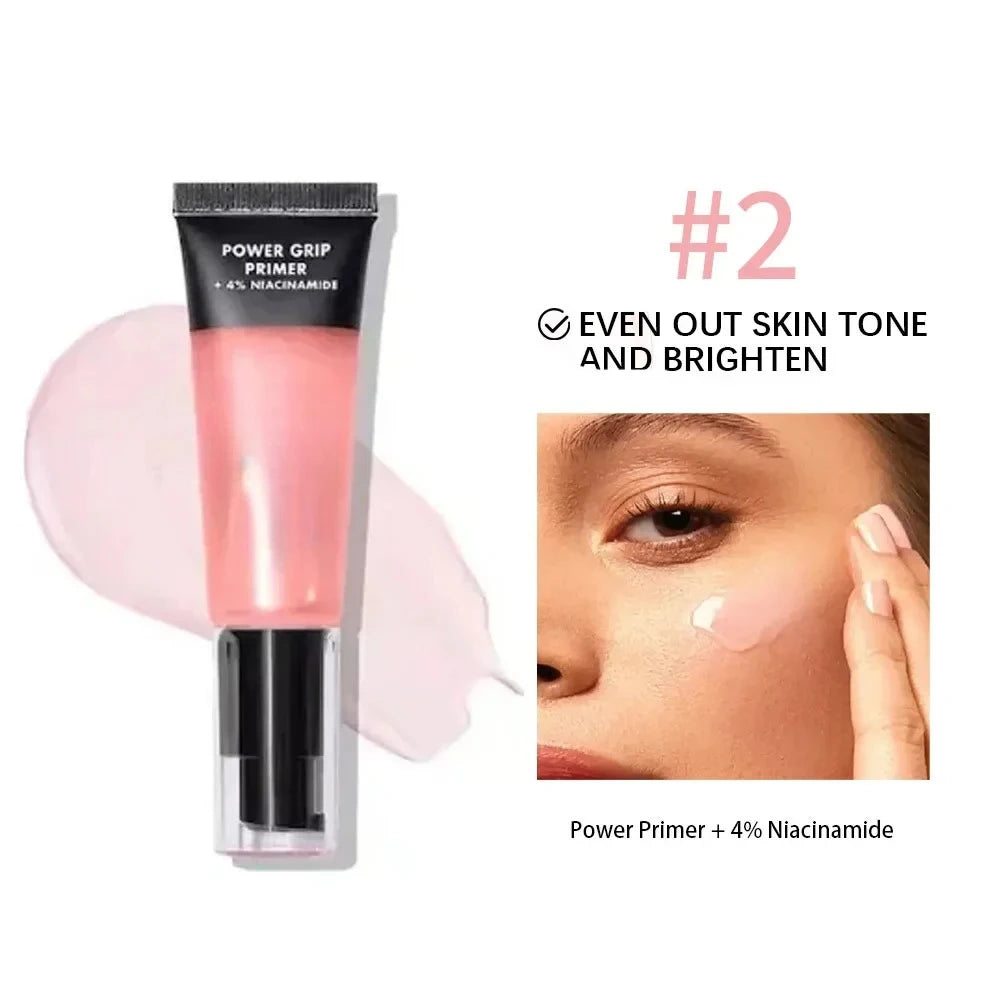 Grip Primer Gel Brightening Hyaluronic Acid Hydrating Moisturizing Long-lasting Wear Face Brighten Contour Makeup Cosmetic