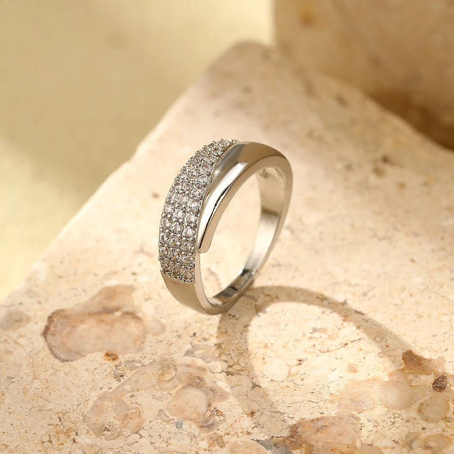 Paris ring 18 K Gold Plated Sun Rings