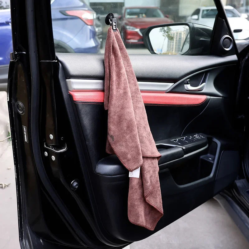 Car Suction Cup Clips Interior Organizer Removable Holder Sunshade Curtain Towel Ticket Card Retainer Hook Auto Fastener Clip