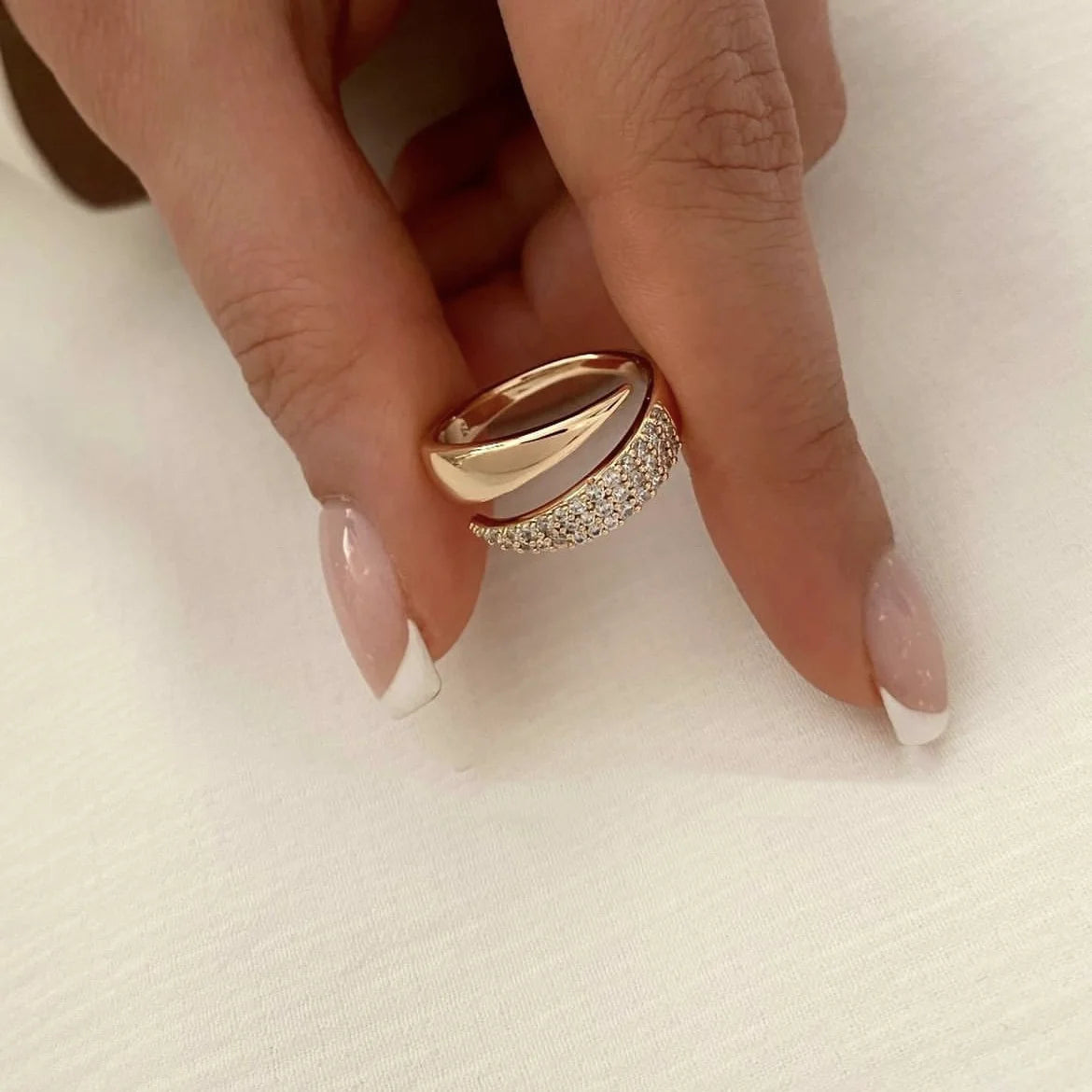 Paris ring 18 K Gold Plated Sun Rings
