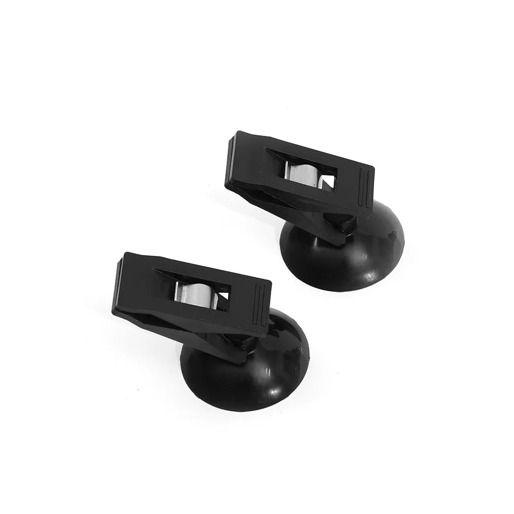 Car Suction Cup Clips Interior Organizer Removable Holder Sunshade Curtain Towel Ticket Card Retainer Hook Auto Fastener Clip