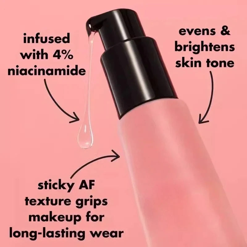 Grip Primer Gel Brightening Hyaluronic Acid Hydrating Moisturizing Long-lasting Wear Face Brighten Contour Makeup Cosmetic
